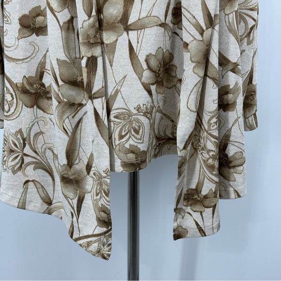 ALFRED DUNNER Jacket Tank Combo Open Front Women's Plus size 3x Floral Sweater - Picture 10 of 15